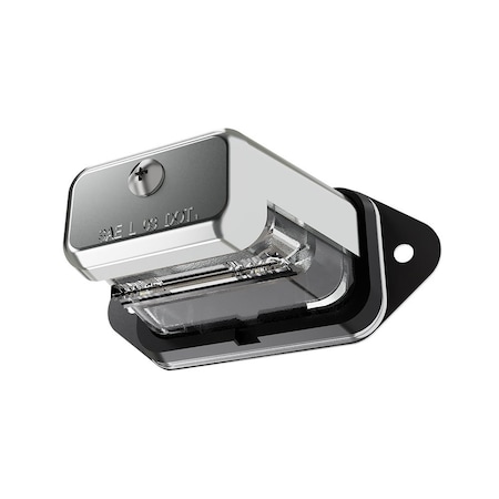 Abrams Surface Mount LED License Plate Light - Chrome TLPL-SUM-C